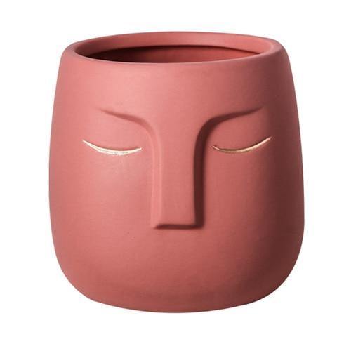 Restful Gaze Abstract Face Planter